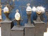 Egg Urns for Ashes by Tati Dennehy, Ceramics